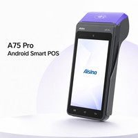 Terminal de point de vente Aisino A75 Pro tout-en-un avec lecteur de codes-barres, lecteur de cartes MSR/IC et paiement sans contact
