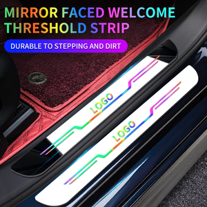 차량 도어 실 프로텍터 스크래치 방지 웰컴 페달 스트립 (BMW, 메르세데스, 아우디, 토요타, 혼다, 닛산, 폭스바겐, 현대, 포드용) - Product Image 3
