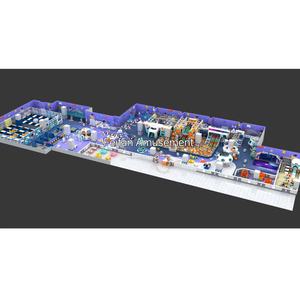 Parco giochi al Neon al coperto per bambini parco giochi per bambini su misura di fabbrica Soft Play per bambini <span class=keywords><strong>Area</strong></span> giochi con scivolo a LED da divertimento Feifan - Product Image 3