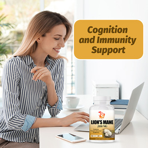 Capsules de Crinière de Lion OEM ODM avec Poudre de Champignon Crinière de Lion pour Soutenir la Concentration, l'Immunité et la Mémoire - Product Image 4
