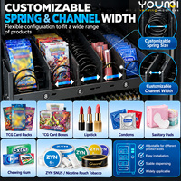 Distributeur automatique de cartes à collectionner TCG avec écran tactile de 32 pouces, lecteur de cartes et affichage publicitaire pour la vente de paquets et boîtes de cartes Pokémon
