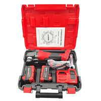 Meuleuse d'angle sans fil 20V à batterie lithium, 4/5 pouces, rouge, avec moteur sans balais, pour découpe, polissage et meulage