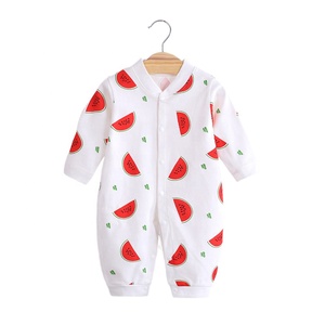 Pyjama <span class=keywords><strong>printemps</strong></span> en coton pour bébé, boutons, manches longues, pour garçon, tenue de nuit pour bébé, prix d'usine, - Product Image 3