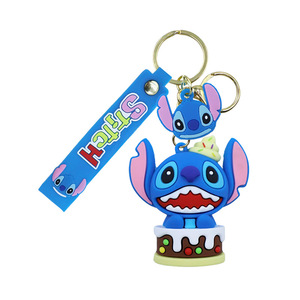 Portachiavi Lilo e Stitch all'Ingrosso, Charm per Zaino in Plastica Morbida, Regalo Gratuito con Sensazione Premium - Product Image 6