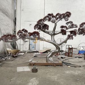 ประติมากรรมวงแหวนอินฟินิตี้สแตนเลส M123 สไตล์อาร์ตเดโค กันน้ำ ทนทาน เหมาะสำหรับตกแต่งภายนอก - Product Image 6