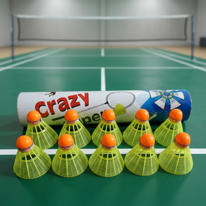 Volantes de bádminton de nailon para entrenamiento, con cabeza de espuma, vuelo estable y duradero, para práctica deportiva en interiores y exteriores - Product Image 3