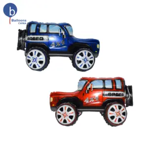 X4 SUV /F1 voiture de course/voiture de Police en forme de ballon 4D en aluminium pour décoration de fête d'anniversaire ballon accessoires de scène jouets pour enfants