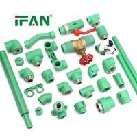 IFAN Raccords PPR en laiton multi-types PN25 pour améliorations domestiques, tuyaux et raccords PPR