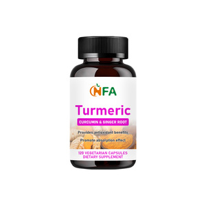 Cápsulas de Cúrcuma de Venta Directa de Fábrica, Promueven la Salud Cognitiva y Emocional, con Raíz de Cúrcuma y Raíz de Jengibre, Suplemento Dietético - Product Image 1