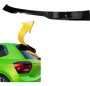 2023 nouveau becquet de toit pour VW <span class=keywords><strong>POLO</strong></span> PLUS <span class=keywords><strong>Gti</strong></span> 2019 2020 2021 <span class=keywords><strong>2022</strong></span> fibre de carbone voiture pare-chocs arrière aile lèvre Tuning accessoires pièces CS - Product Image 3