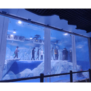 Barriera Protettiva a Tema Pinguino <span class=keywords><strong>per</strong></span> Acquario in Acrilico Cristallino, Relax e Osservazione <span class=keywords><strong>per</strong></span> Adulti e Bambini - Product Image 5