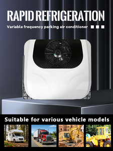 12V <b>24V</b> Roof-Mounted Integrated Parking Air Conditioner Acondicionado 12v Car Ac System <b>Battery</b> <b>24v</b> for Semi Truck Van - Product Image 2