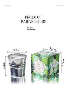 批发 8 支装现代手工制作大豆蜡环保无毒香薰蜡烛持久耐用家居装饰 - Product Image 3