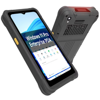 RUGLINE Tablet Industri Tangguh Sistem Operasi Win 11 6 Inci 8G RAM 128G ROM Pemindai Barcode 1D 2D PDA Genggam