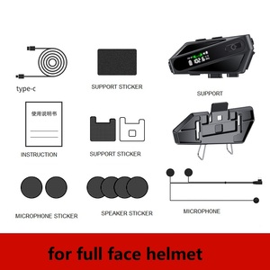 Intercomunicador Bluetooth Impermeable con Reducción de Ruido para Cascos, Chat Multipersona para Auriculares Especializados - Product Image 4