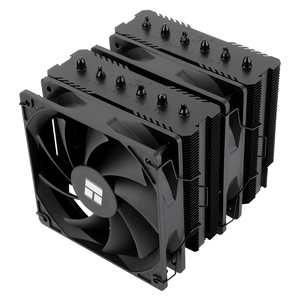 ชุดระบายความร้อนซีพียู Thermalright รุ่น Assassin 120 SE BLACK แบบพัดลมคู่ขนาด 155 มม. พร้อมพัดลม PWM  ชุดระบายความร้อนซีพียู Thermalright PA120 SE BLACK ความสูง 155 มม. - Product Image 1
