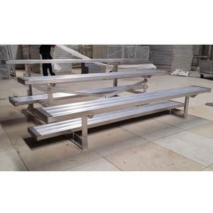 Gradas Plegables Portátiles <span class=keywords><strong>de</strong></span> Aleación <span class=keywords><strong>de</strong></span> Aluminio <span class=keywords><strong>de</strong></span> 3 Filas para Interiores y Exteriores, Asientos para Canchas Deportivas <span class=keywords><strong>de</strong></span> Tenis - Product Image 5