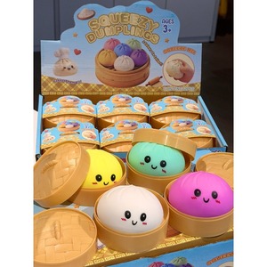 Steamer Squeeze Dough Ball Colorful Rainbow Mystery <b>Squishy</b> Bun Sensory Stress Relief Toy Giant Dumpling <b>Squishy</b> for Adults Kids - Product Image 3