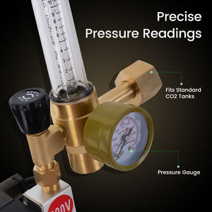 Regulador de <span class=keywords><strong>CO2</strong></span> de metal para jardines Equipo esencial de suministro de jardín - Product Image 3