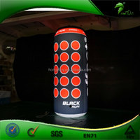 Bouteille LED gonflable personnalisée, modèle gonflable publicitaire durable pour la promotion de la marque