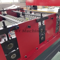 Máquina formadora de rollos de panel de pared y hoja de techo de hierro corrugado Dongguang Boshiyi 850 con componentes de núcleo de Motor de rodamiento de engranajes