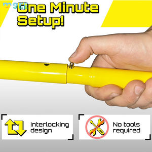 SeeMore Mini Red de práctica de bolas de pepinillo portátil de alta calidad, equipo de entrenamiento para interiores y Exteriores de 5 pies de ancho para espacios pequeños - Product Image 6