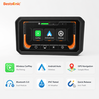 Bestsonic 1000nits Pantalla Táctil para Motocicleta de 6.25'' Compatible con Guantes, Navegación Car Play sin Distracciones para Conducción en Todo Clima