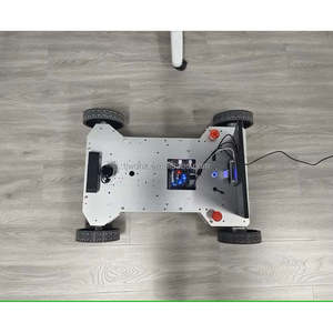 Kits de châssis de voiture robot 4x4 à bas prix pour fabricants, châssis Ackerman pour fauteuil roulant robotisé à chenilles, doté d'un composant moteur central - Product Image 4