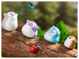 Figurine de terrarium miniature en gros hibou porte-bonheur résine artisanat ornements petits animaux sculpture <span class=keywords><strong>statue</strong></span> fée jardin décoration - Product Image 3