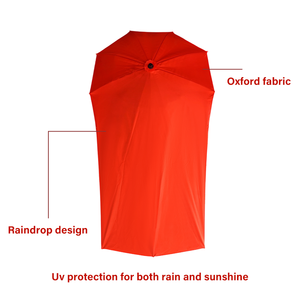 ร่มรถจักรยานยนต์สำหรับตั้งแคมป์เคลือบเงินยูวีขนาด11K 2.1M ควบคุมด้วยตัวเองขนาดใหญ่หลากสี - Product Image 5
