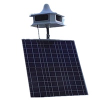Panneau solaire, batterie sans fil, répulsif pour oiseaux, ajout de haut-parleur supplémentaire
