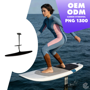 Hydrofoil en carbone High Aspect Axis PNG 1300 pour glisse fluide à basse vitesse, compatible avec Pump Foil, SUP Foil et connexions en petites vagues - Product Image 1
