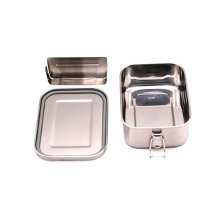 Orealmi 1400ml Large Stainless Steel Food <strong>Container</strong> with Silicone Seal and Lock Clips for Lunch Dinner <strong>Breakfast</strong> - Product Image 4