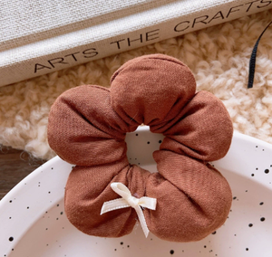 Bandeau en soie florale coréenne mignonne pour femmes, styles de queue de cheval pour <span class=keywords><strong>cheveux</strong></span> longs, bandeau floral coréen élégant - Product Image 2