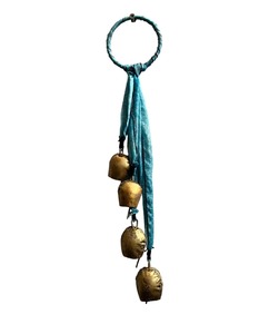Campana de Viento Decorativa de Metal con Ojo Turco de 16 Pulgadas, Adorno Colgante para Puerta, Protección para el Hogar, Más Vendida - Product Image 2