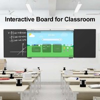 Machine de conférence électronique tout-en-un avec écran LED de 100, 110, 115 pouces et tableau blanc intégré