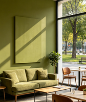 Paneles de Pared Modernos HONQ con Acabado Dorado Estilo MCM - Resistentes al Agua y al Fuego para Decoración Interior/Exterior de Comedores