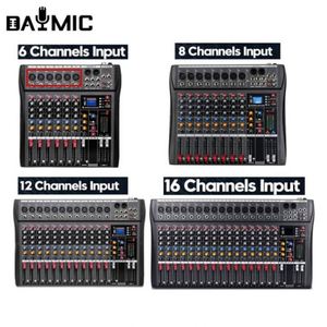 Console de mixage audio USB 6, 8, 12, 16 canaux en gros avec alimentation fantôme 48V et amplificateur de monitoring pour DJ - Product Image 6