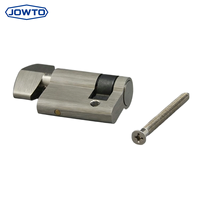 Cylindre de serrure simple en laiton, profil européen 40 mm, demi-cylindre pour porte de sortie, porte de bureau, quincaillerie de sécurité, anti-effraction, anti-cambriolage