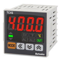 Contrôleur de température Pt100 Instruments TC4S-14R Approuvé CUL Autonics carré PID
