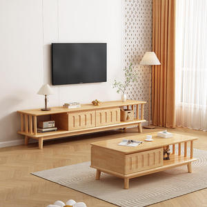 Mueble de <span class=keywords><strong>TV</strong></span> Moderno de Fábrica China, Mueble de <span class=keywords><strong>TV</strong></span> de Madera para Sala de Estar, Juego de Mesa de Centro - Product Image 1