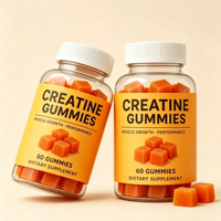 Créatine monohydratée pour adultes, hommes, femmes, athlètes, gommes de créatine pour la remise en forme