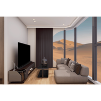 Maison capsule intérieure en structure acier blanc de luxe, 2 chambres, 1 salle de bain, cabane préfabriquée, design moderne, écologique