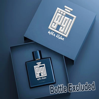 Petit tiroir en carton de luxe personnalisé de 50ml extractible de papier vide emballage de boîte de parfum cadeau de fabrication pour bouteille de parfum