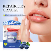 SADOER 3-smaken hydraterende lippenbalsem 7g voor droge lippen