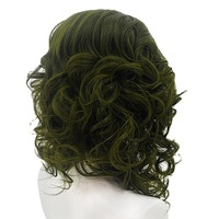 Anime Perruque 35cm Court Vert Mixte Arthur Fleck Perruque Cheveux Synthétiques Cosplay Perruques pour la Fête d'Halloween