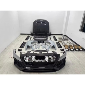 Kit envolvente de fibra de carbono para <span class=keywords><strong>Mansory</strong></span> modificado para <span class=keywords><strong>Audi</strong></span> <span class=keywords><strong>Q8</strong></span>/RSQ8 alta calidad nuevo parachoques delantero parachoques trasero falda lateral de labio delantero - Product Image 1