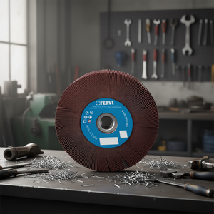 Disco de Lija Fervi con Orificio Roscado de 100 mm y 370 mm para Pulir Metal - Product Image 3