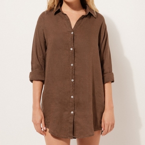 <span class=keywords><strong>Camicia</strong></span> personalizzata da <span class=keywords><strong>donna</strong></span> in <span class=keywords><strong>lino</strong></span> da spiaggia per <span class=keywords><strong>donna</strong></span> - Product Image 2