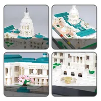 Capitolio de Estados Unidos Wange 5235, Ladrillos de Arquitectura Mundial del Capitolio del Congreso, Juguetes de Construcción con Vista a la Ciudad, Regalo para Niños, Sets de Bloques de Construcción